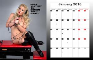 www.xsiteability.com - Miss Whitney Morgan January 2018 Desktop Calendar thumbnail
